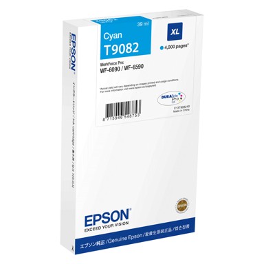 EPSON Tinta WF Pro 6xxx XL, cijan, 39 ml