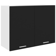 Kuhinjski ormarić crni 80 x 31 x 60 cm od iverice