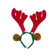 Božićni obruč za kosu s rogovima i ušima soba