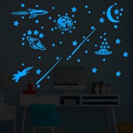 Fosforescentne naljepnice KP16758, Rakete