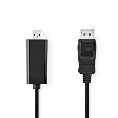 NEDIS DisplayPort na HDMI kabel, 1 m, crna