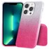 Šljokice za Apple iPhone 13 Pro, srebrne/ružičaste boje