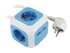COMMEL Prenosiva utičnica kocka 1,4m 4+2xUSB
