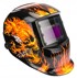 POWERMAT Maska za zavarivanje automatska – Lubanja u plamenu