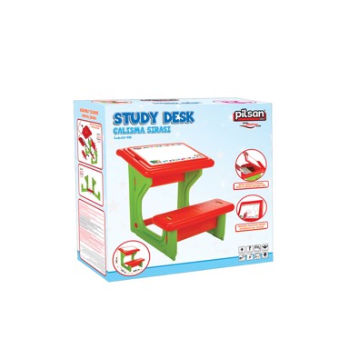 Radni stol, dječji, crveni
