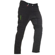 CAPPA RACING Muške motociklističke traperice Ricardo, kevlar, crne 36/32, XL