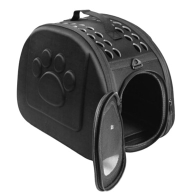 LIVEFY Transportna torba za mačke i pse 42x32 cm, crna