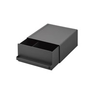 YAMAZAKI Kutija za čaj Tower, crna