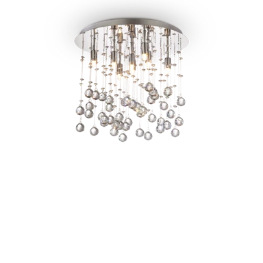 IDEAL LUX Stropna svjetiljka Moonlight ID077796, G9, kromirana