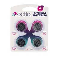 OCTIO Baterije CR2032 4B, 4 komada