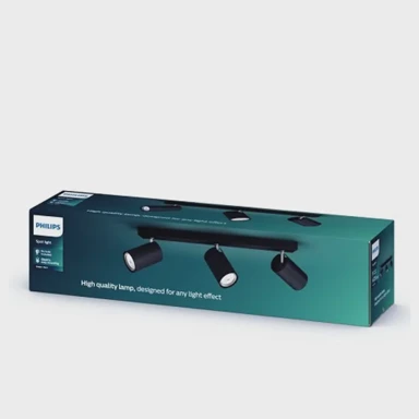 Reflektor, Kosipo, 3x, 230V, crna