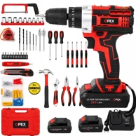 OPEX Akumulatorska udarna bušilica-odvijač OPX28034, 21 V, 2 baterije, set alata i kofer