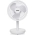 TRISTAR Punjivi stolni ventilator, bijeli