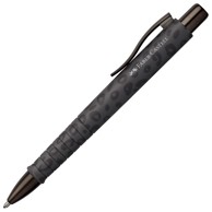 FABER-CASTELL Kemijska olovka Poly Ball Leo 241181, gumirana, crna