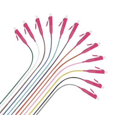 HELOS Optički pigtail OM4 easy strip 12× LC, 2,0 m