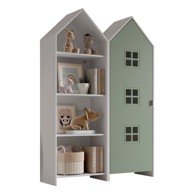 VIPACK Bijela/zelena otvorena dječja garderoba 115x171,5 cm CASAMI BRUGES