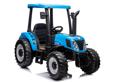 Dječji traktor na baterije model A011, 24V, plavi