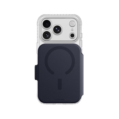 AMAZINGTHING Titan Pro torbica s novčanikom za Apple iPhone 18 Pro Max, mornarsko plava
