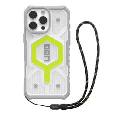 UAG Pathfinder Clear MagSafe Bundle maskica s vezicom za iPhone 16 Pro Max, zelena