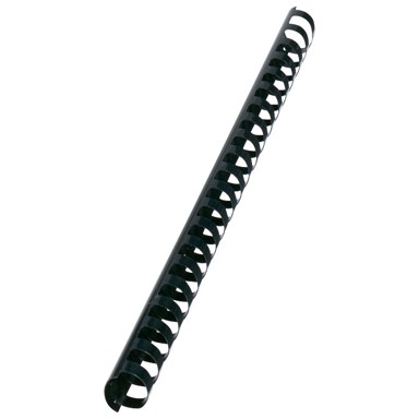 GBC Plastična spirala za uvez, 32 mm, ovalna, 50 komada, crna, 4028184