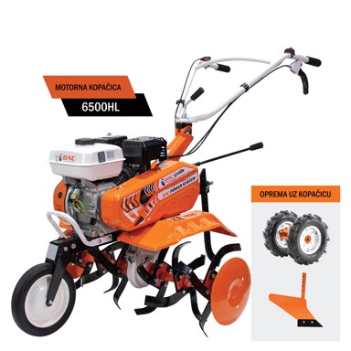 RURIS Motorna kopačica DAC 6500K HL, 7 KS 
