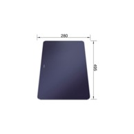 BLANCO Daska za Andano XL 495 x 280 mm, plavo staklo