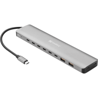 SANDBERG Priključna stanica USB-C na 8xUSB-C+2xUSB-A 100W