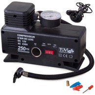 VERKGROUP Auto kompresor s pumpom, 230 V / 12 V, do 17 bar, s manometrom