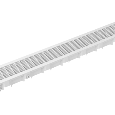 DAKOTA Odvod kanalica s pocinčanom rešetkom PVC PEGASUS 120X130X1000 mm