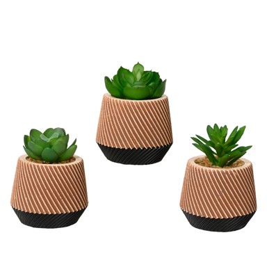 Dekoracija za vrt BILJKA U TEGLI UMJETNA