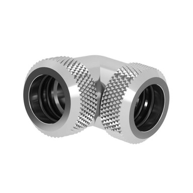 BARROW Multi-Link adapter 90°, 12 mm OD do 12 mm OD, Hardtube, srebrni