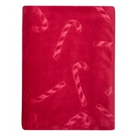 Deka božićna Candy Cane 130×170 cm, crvena