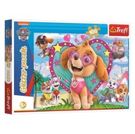 TREFL Puzzle glitter Paw Patrol, 100 kom