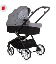 CHIPOLINO Dječja kolica Linea 3u1 - Ash siva