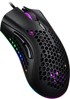 ISY Miš IGM-4500-BK Honeycomb RGB, žičani, crna