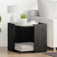 Kavez za mačji toalet, crni hrast, 53×53×51 cm