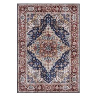 NOURISTAN Tamnoplavo-crveni tepih Sylla, 80 x 150 cm