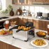 HOMESTAR Friteza, 49,5 x 35 x 23 cm, srebrna