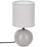 ATMOSPHERA Stolna lampa Timeo E14 60W , 25 cm, mat siva