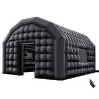 VEVOR Napuhani noćni klub, 5,4x5x4,2 m, crni