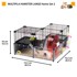 FERPLAST Kavez Multipla, za glodavce, 107.5 x 37.5 x 42 cm