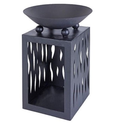 PROGARDEN Vrtno ognjište KO-FB8200030, čelik, stalak za drva, 2-u-1