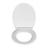 WENKO Bijelo WC sjedalo s lakim zatvaranjem Samos, 44.5 x 37.5 cm