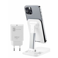 CELLULARLINE Brzi punjač sa stolnim stalkom CHARGESTANDKITIPH, bijeli