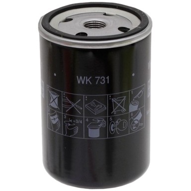 MANN FILTER filter goriva WK731, 62 x 117 x 71 mm