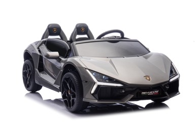 Auto na akumulator Lamborghini Revuelto XL, 4x4, dvosjed, sivi