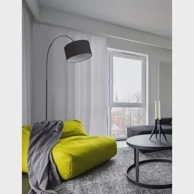 NOVA LUCE Sama stajaća lampa e27 /ip20/crna nl9401652