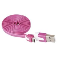 EMOS USB kabel SM7001P 1 m, ružičasta