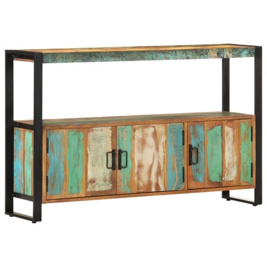 Komoda od masivnog obnovljenog drva 120 x 30 x 75 cm