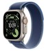 APPLE Watch Ultra 3, GPS + Cellular, 49 mm, bež, Trail Loop remen, plava - M/L